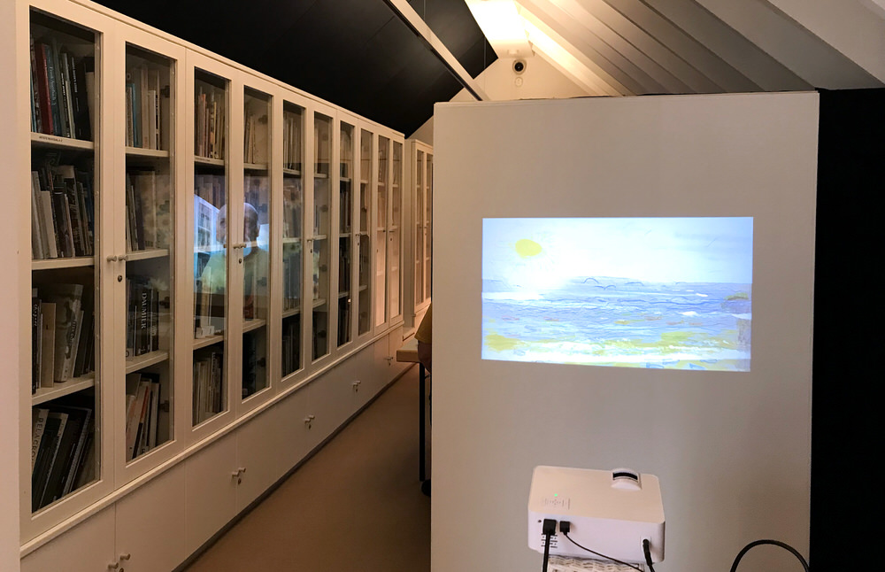 exhibition setup